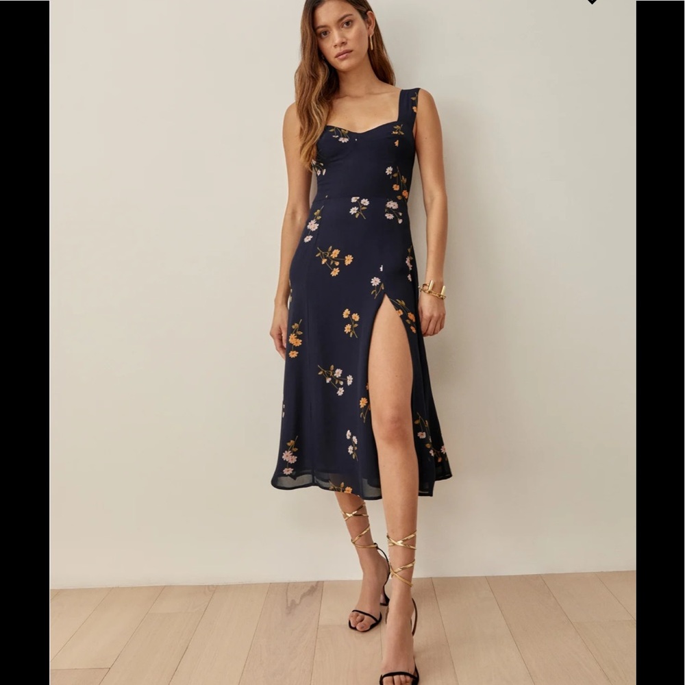 Reformation fulton dress Princess Margaret AUTHENTIC - Picture 1 of 15